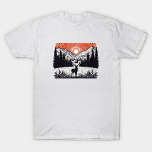 Mountain Reindeer T-Shirt